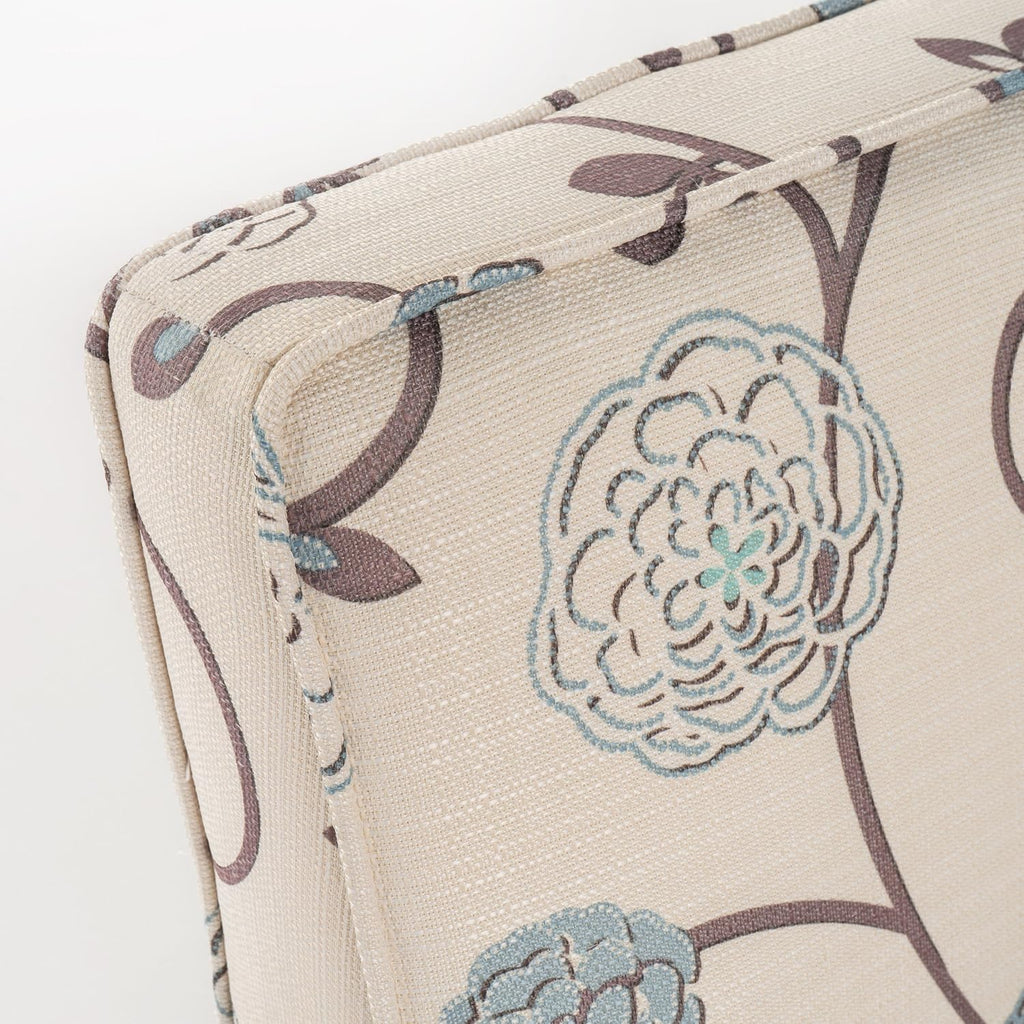 Christopher Knight Home Dejon Fabric Love Seat, White And Blue Floral