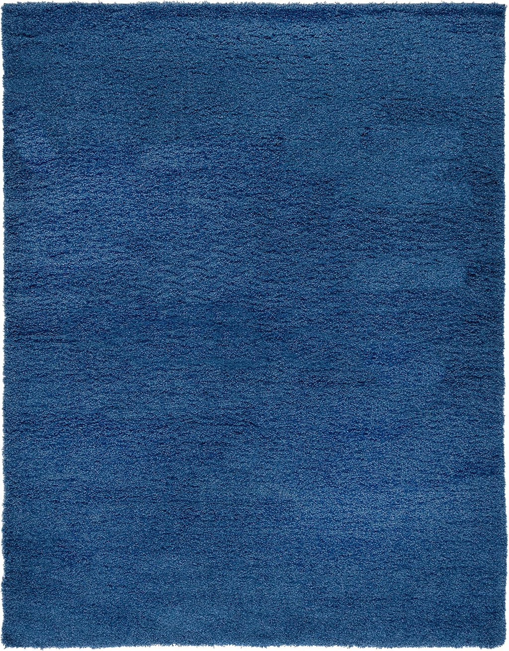 SAFAVIEH Laguna Shag Collection Area Rug - 10' x 14', Blue, Solid Design, Non-Shedding & Easy Care, 2-inch Thick Ideal for High Traffic Areas in Living Room, Bedroom (SGL303K)