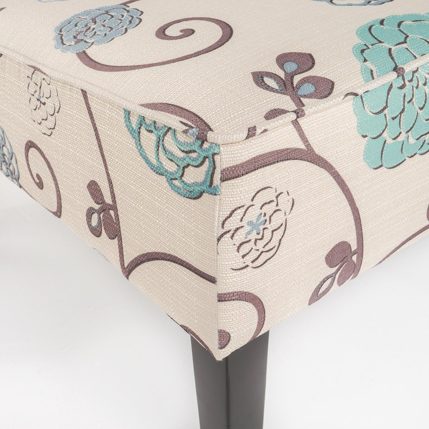 Christopher Knight Home Dejon Fabric Love Seat, White And Blue Floral