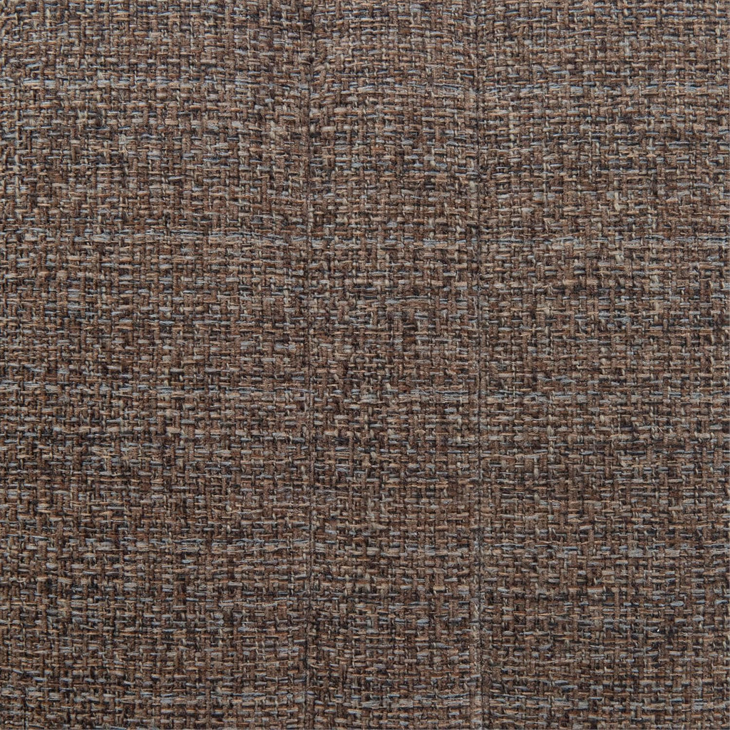 SIMPLIHOME Rockwood Cube Storage Ottoman with Tray - 17' Wide x 17' High Upholstered Tweed Look Fabric Square Storage Ottoman in Mink Brown,Contemporary Cube Ottoman for Living Room with Serving Tray