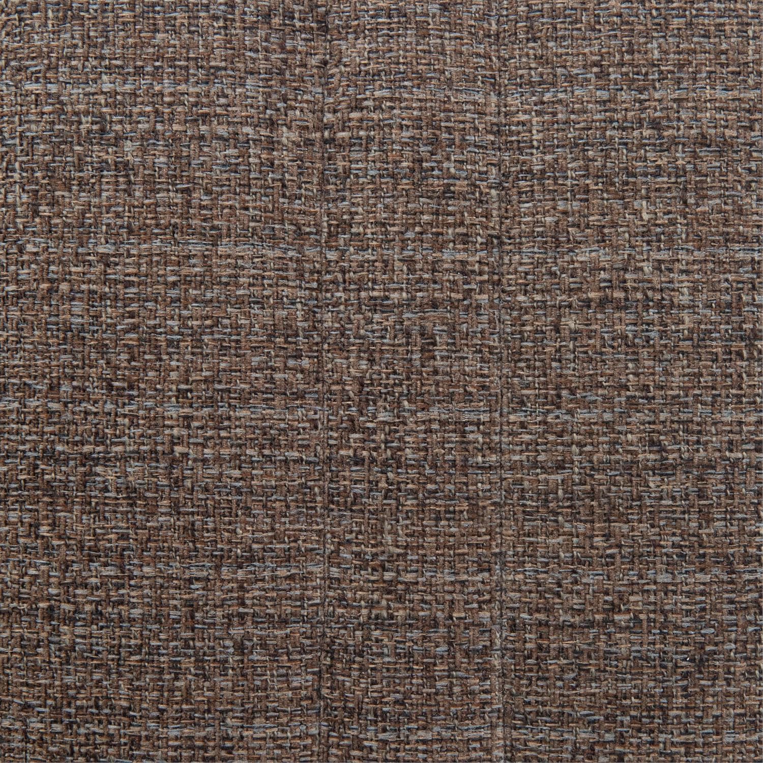 SIMPLIHOME Rockwood Cube Storage Ottoman with Tray - 17' Wide x 17' High Upholstered Tweed Look Fabric Square Storage Ottoman in Mink Brown,Contemporary Cube Ottoman for Living Room with Serving Tray