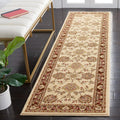 SAFAVIEH Lyndhurst Collection Runner Rug - 2'3' x 16', Ivory & Brown, Traditional Oriental Design, Non-Shedding & Easy Care, Ideal for High Traffic Areas in Living Room, Bedroom (LNH555-1225)