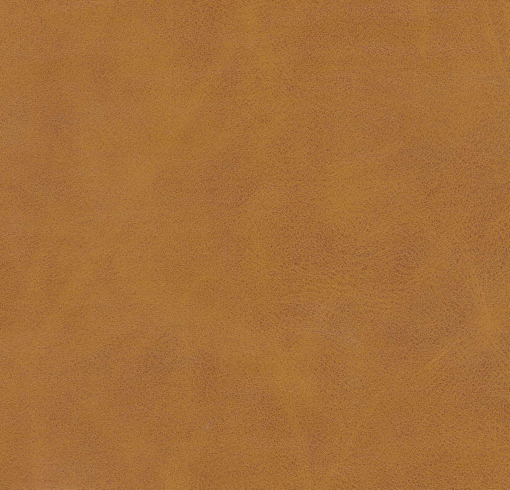 HomePop Channeled Metal Dining Chair - Caramel Brown Faux Leather (Single Pack)