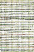 SAFAVIEH Montauk Collection Area Rug - 5' x 8', Green & Multi, Handmade Cotton, Ideal for High Traffic Areas in Living Room, Bedroom (MTK950G)
