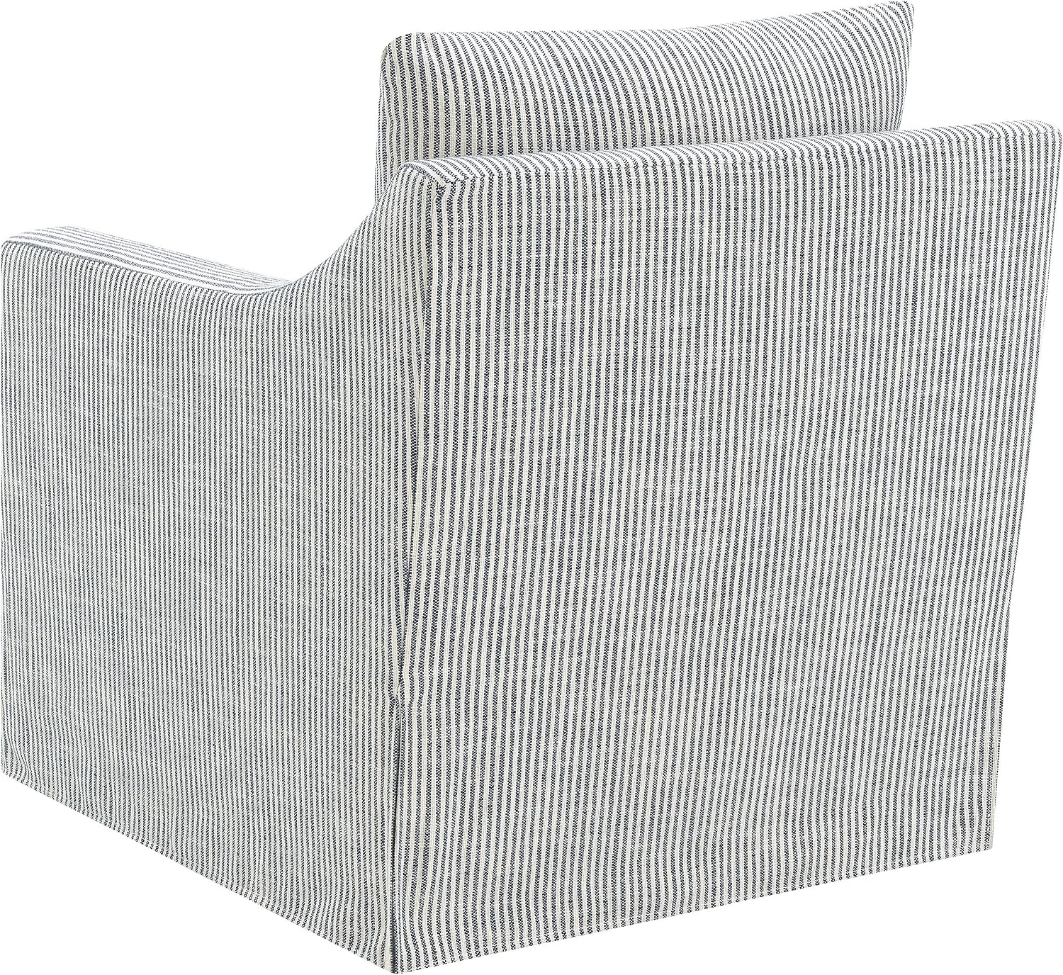 Coaster Home Furnishings - Winter - Wood - Upholstered Accent Chair with Sloped Arms, Removable Seat Cushion and 360-Degree Swivel - Living Room - Grey - 904137